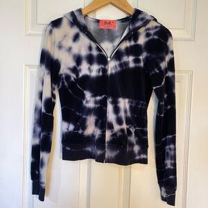 Juicy Couture Tie-Dye Zip-Up Hoodie